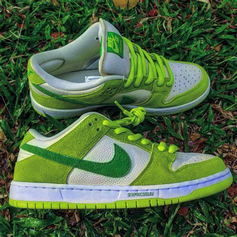 nike sb dunks green apple|nike sb dunk sour apple.